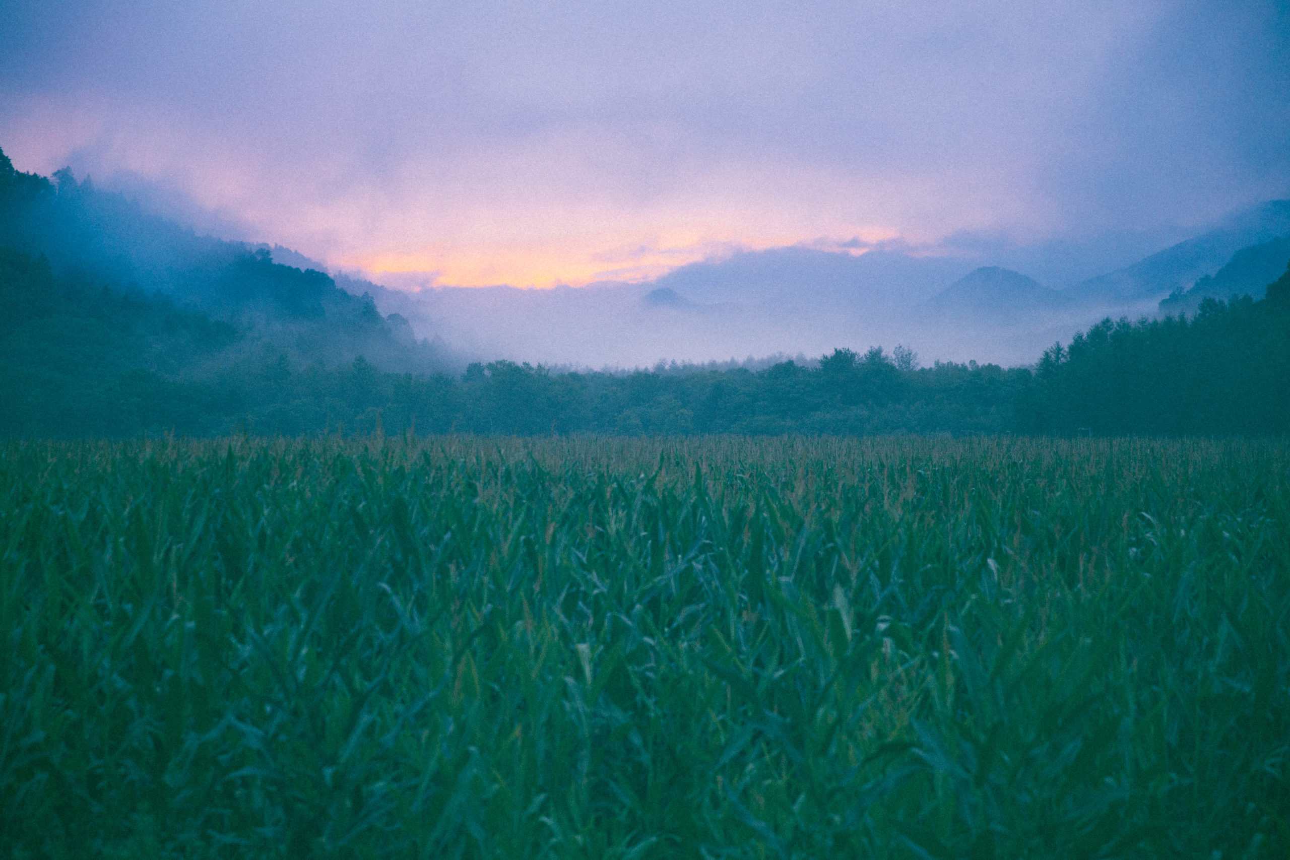 Sunset in Hokkaido, Japan